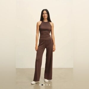 Buck Mason weekender pants rib classic wide leg casual comfy minimalist preppy